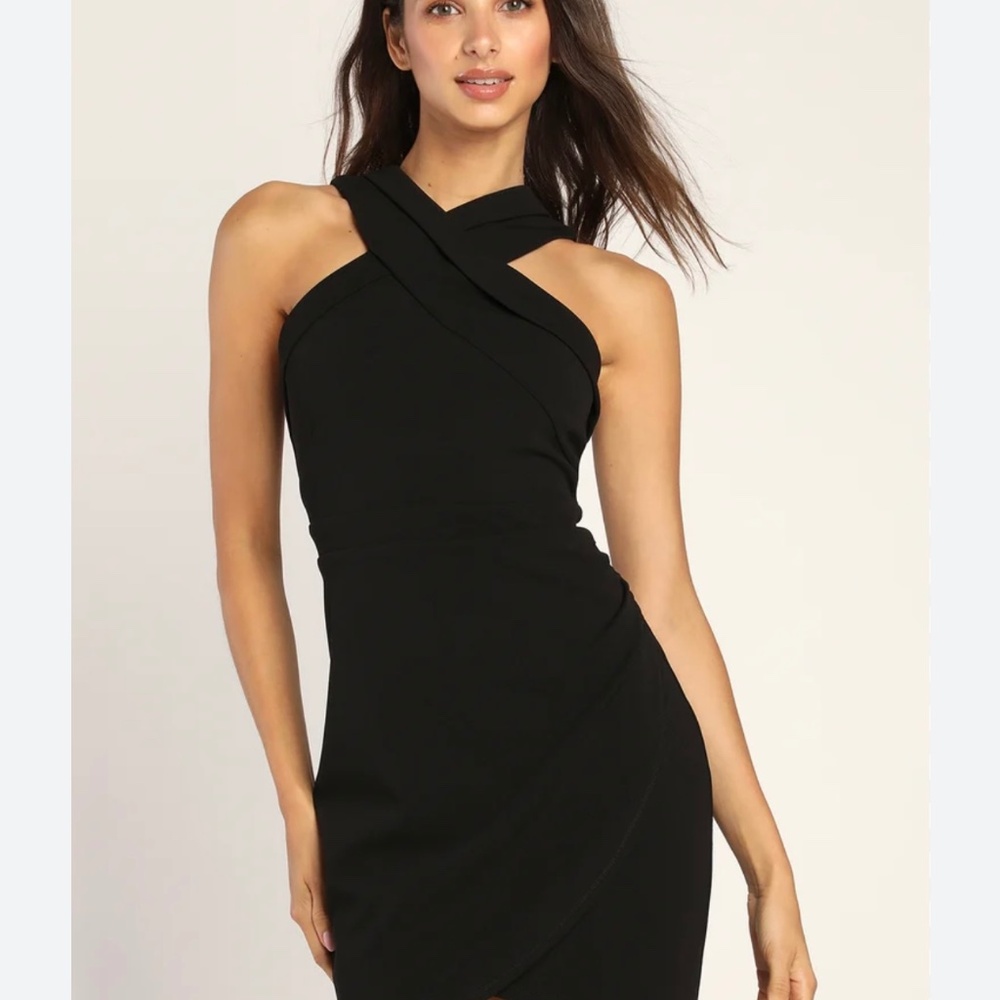 Lulus, Black mini dress, juniors size XL